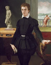 Portret van een jonge man, na 1560